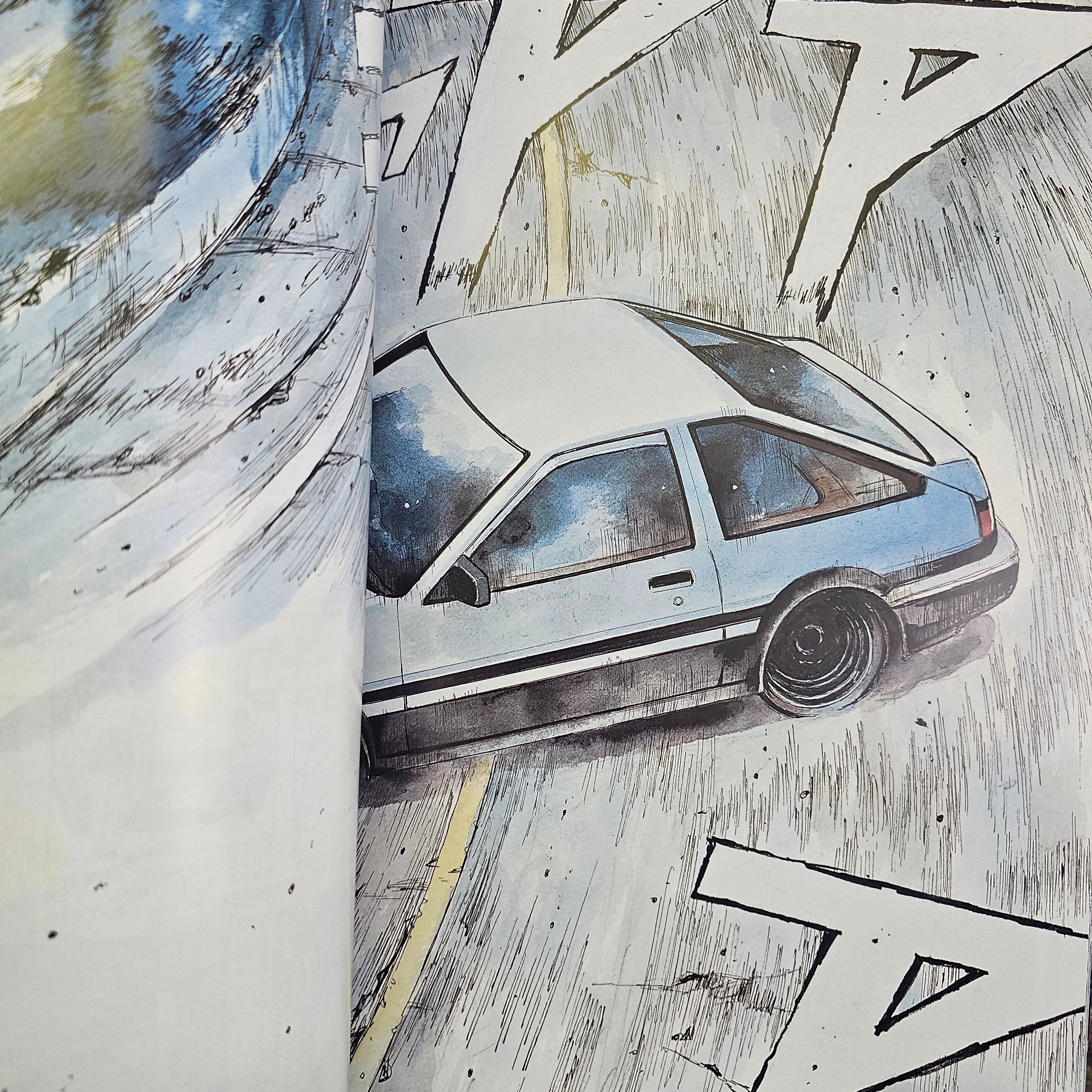 Artbook / Mook - Initial D Shuichi Shigeno 2&4 Chronicles