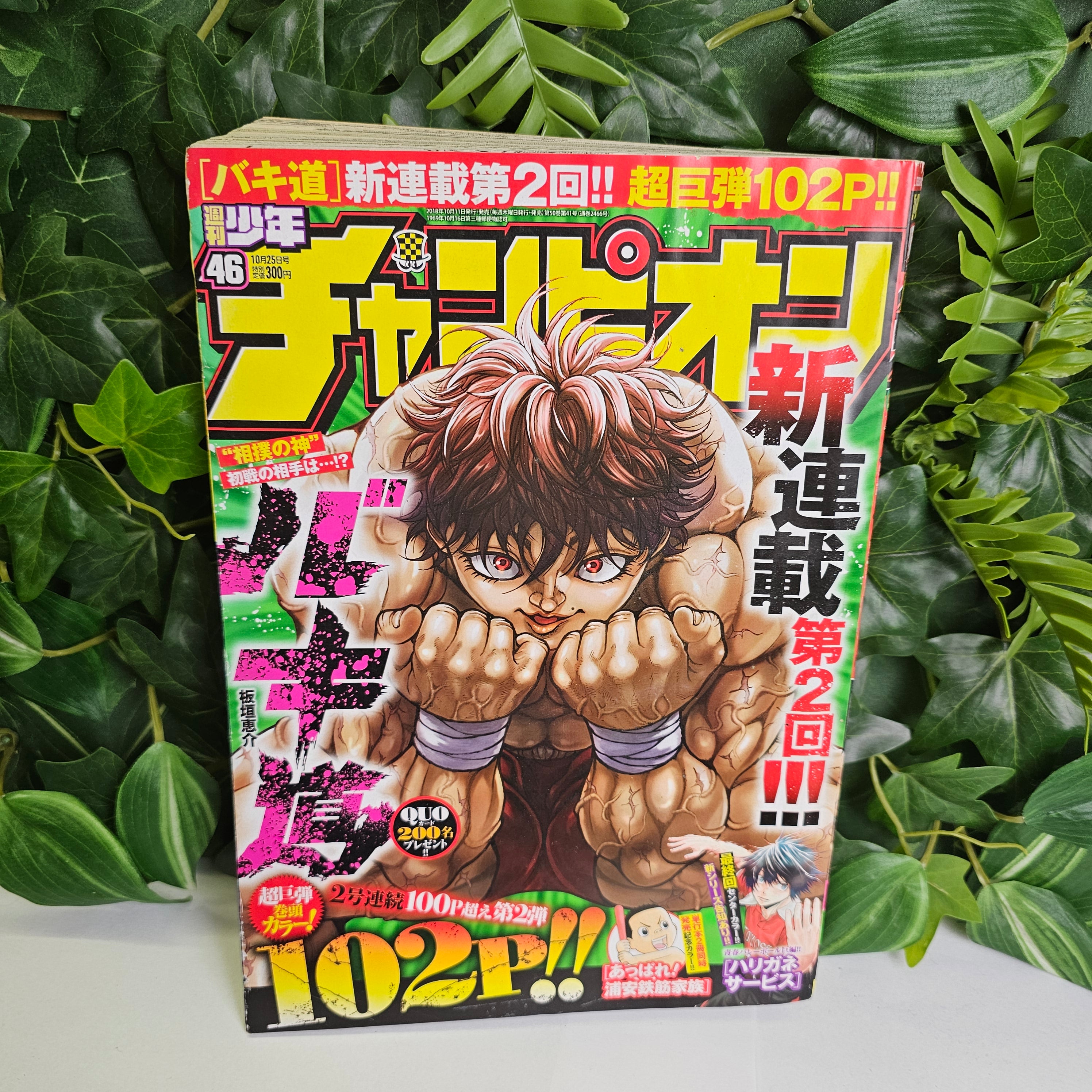 Weekly Shonen Champion n°46 (2018) (Baki)