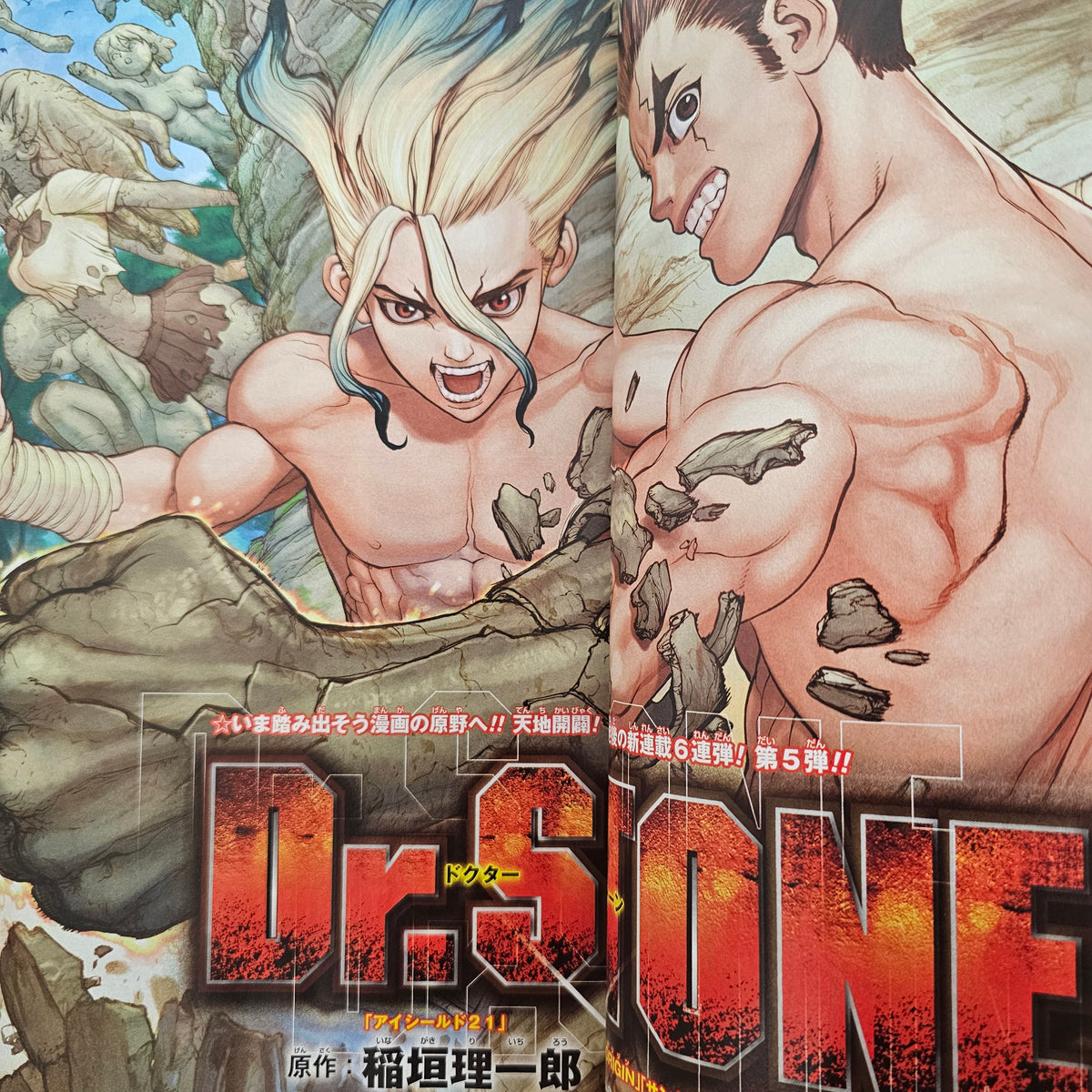 Weekly Shonen Jump n°14 (2017) (Dr. Stone) (Premier Chapitre)
