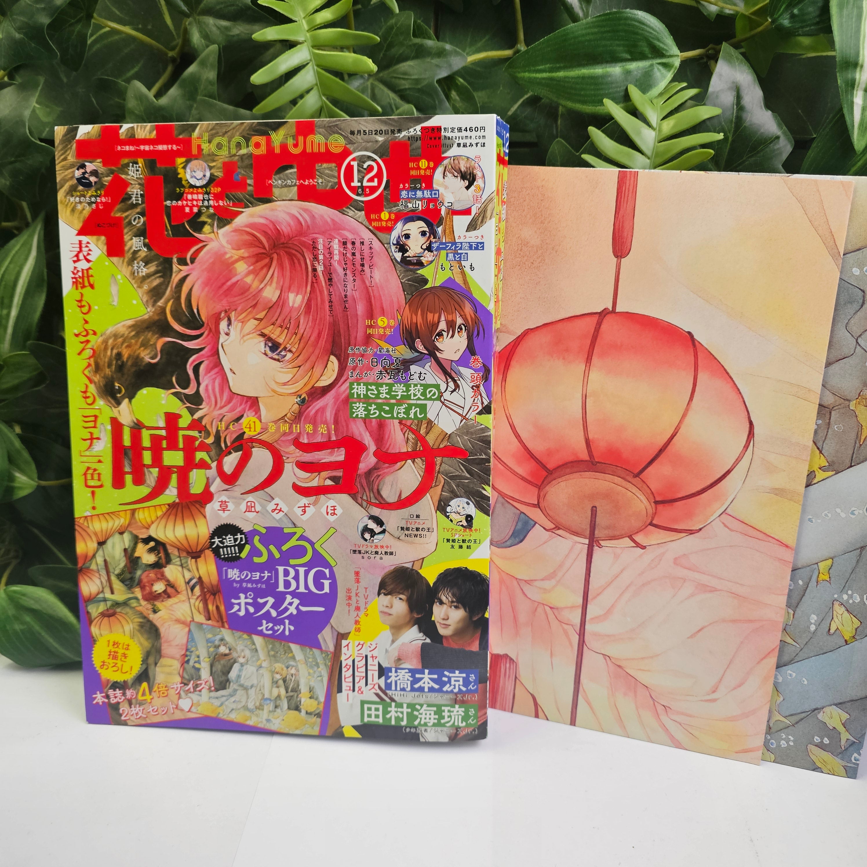 Hana to Yume n°12 (2023) (Akatsuki no Yona) + poster