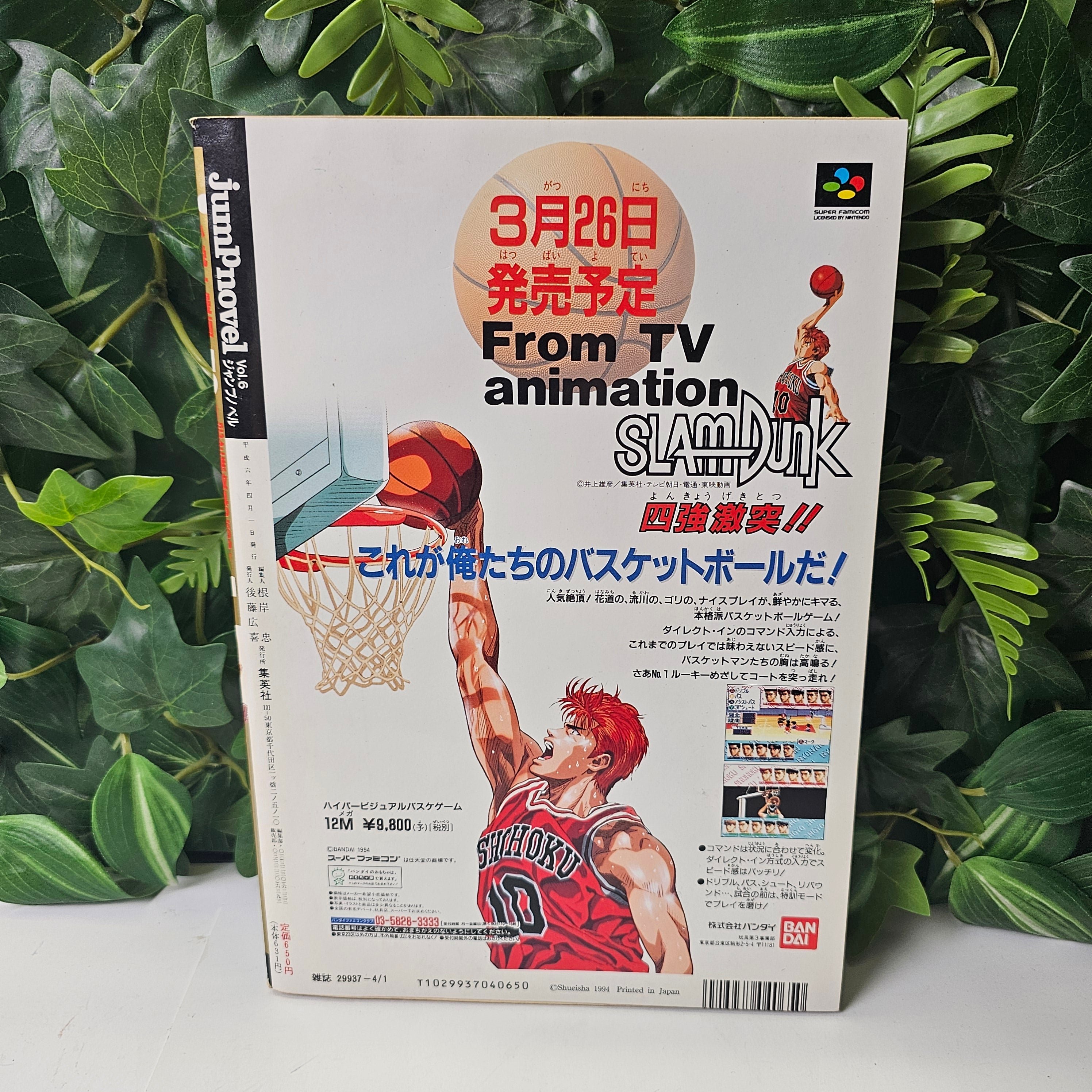 Jump Novel n°6 (1996) Slam Dunk