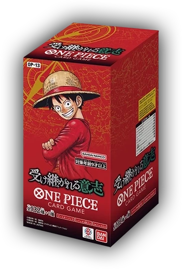 Display One Piece OP13 japonaise Carrying on His Will (受け継がれる意志)