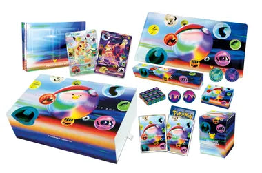 Coffret Pikachu Futuristic Commemorative 30th Celebration : cartes et accessoires de la gamme anniversaire