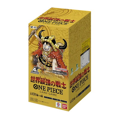Cartes One Piece japonaises – display OP-17 The World's Strongest Warriors