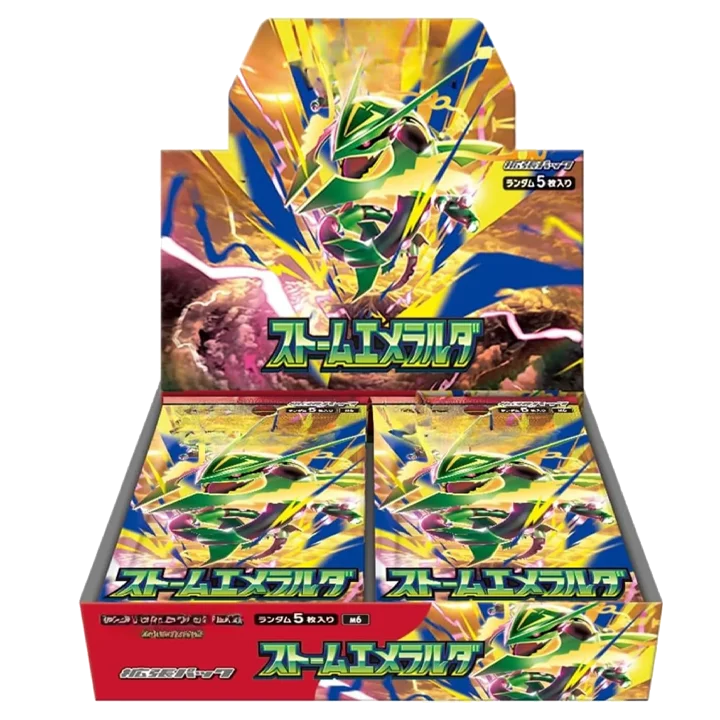 Display Pokémon Storm Emeralda M6 japonais avec Mega Rayquaza ex – 30 boosters