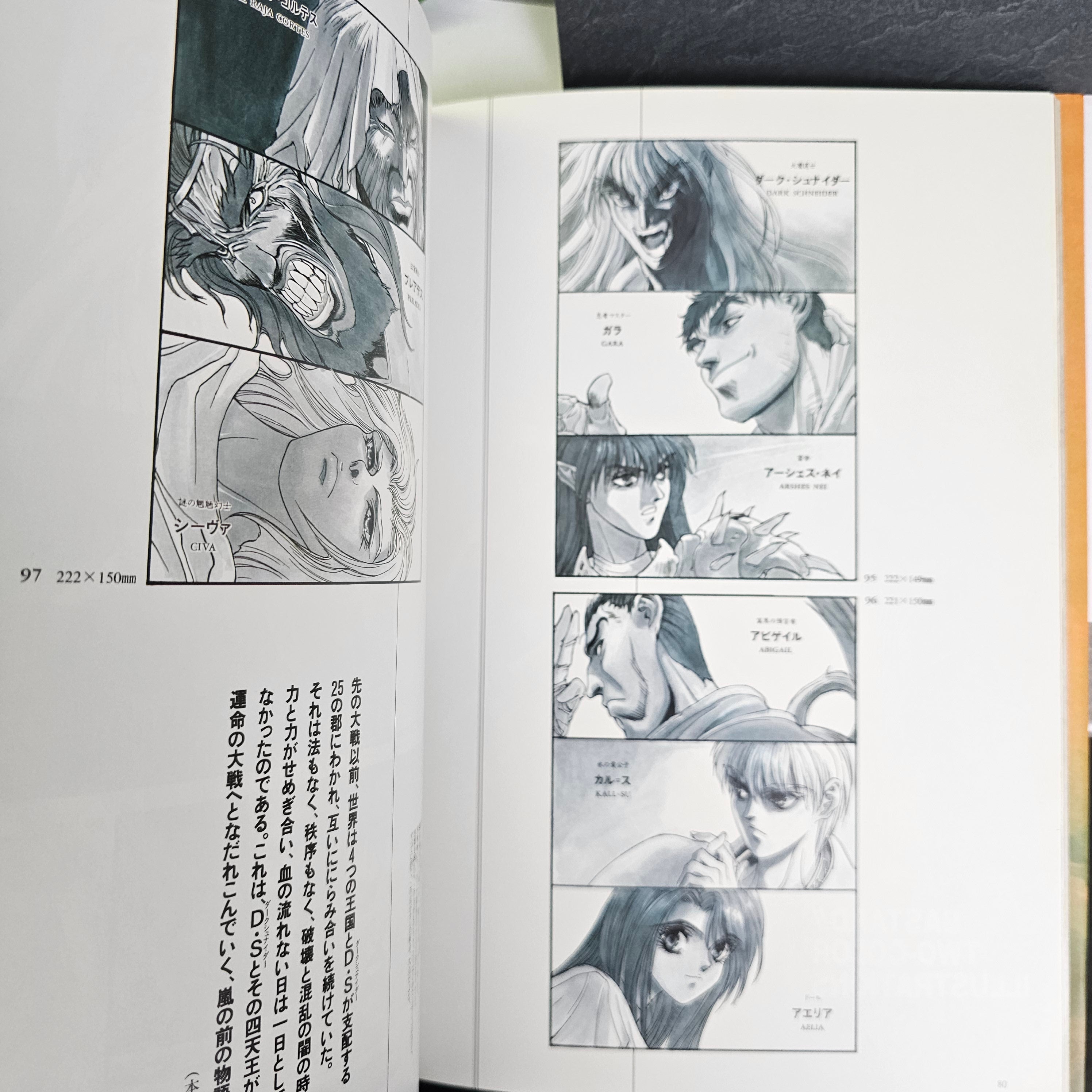 BASTARD!! - Guardess illustrations