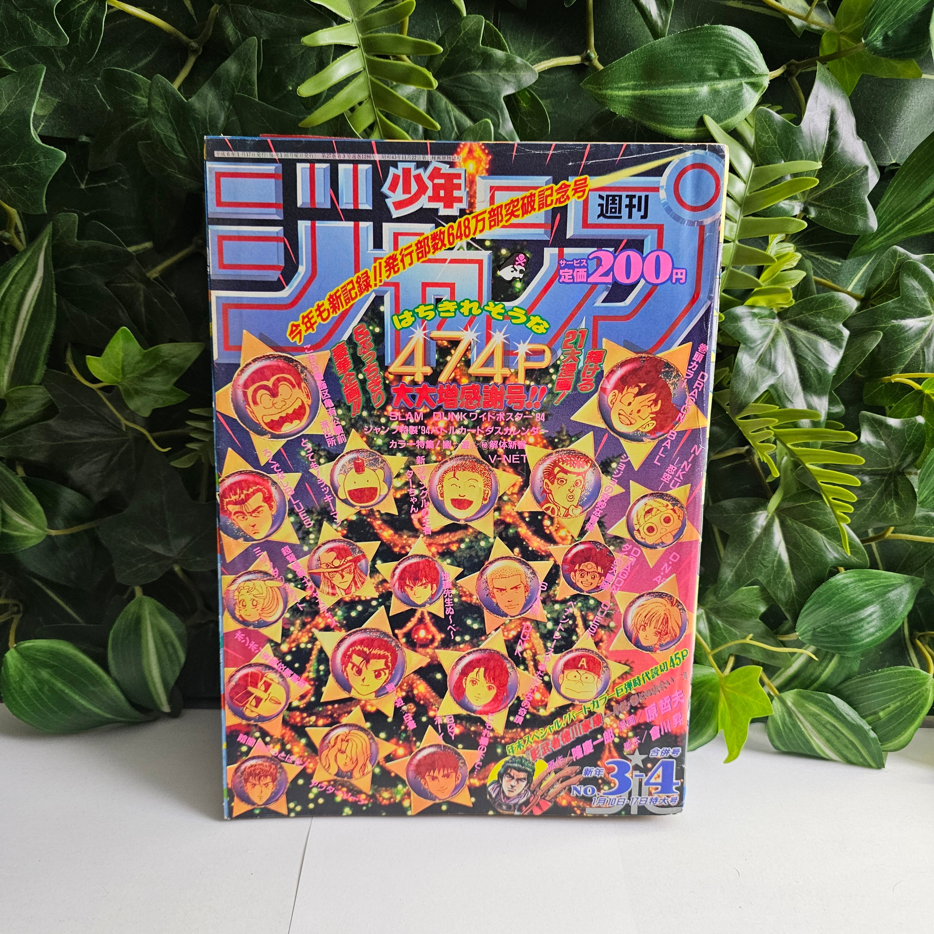 Weekly Shonen Jump n°3-4 (1994) pages Dragon Ball