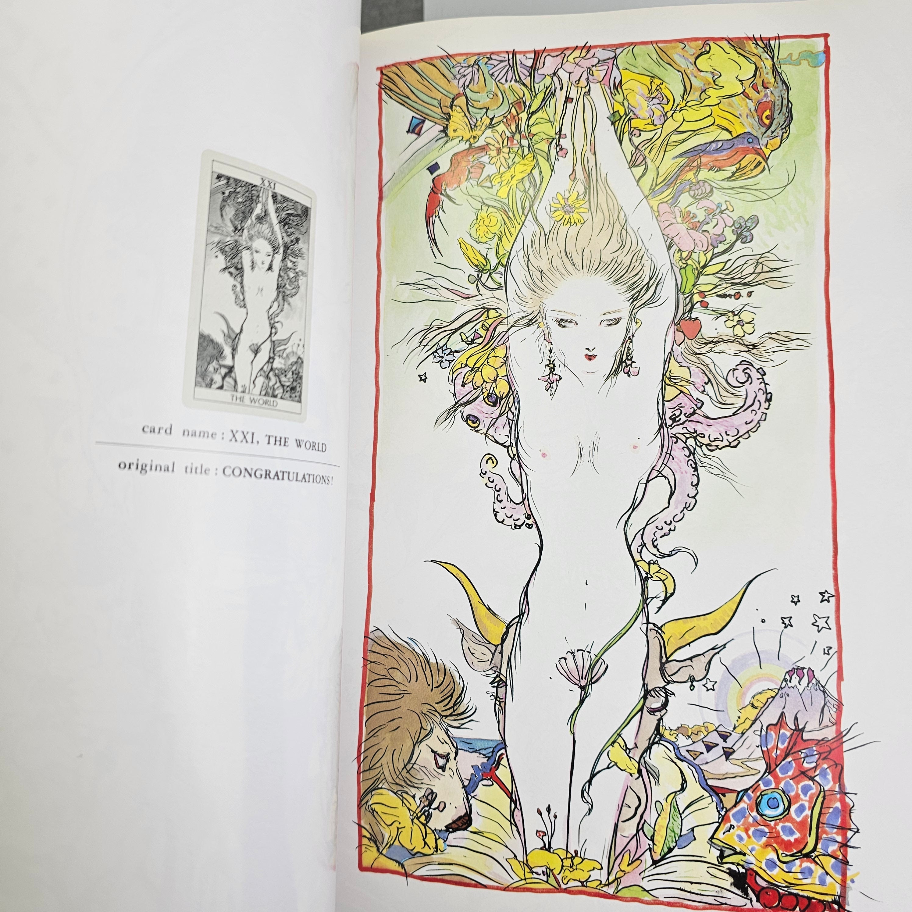 Yoshitaka Amano - Tarot Card (artbook) (1991)